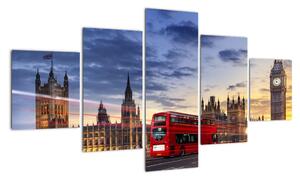 Londýn - moderní obraz (125x70cm)