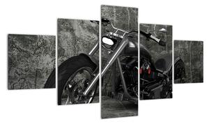 Obrázek motorky - moderní obraz (125x70cm)