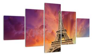Eiffelova věž - moderní obraz (125x70cm)