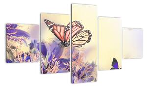 Motýli - obraz (125x70cm)