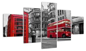 Londýnská ulice - obraz (125x70cm)