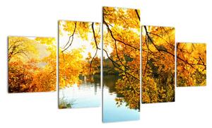 Podzimní krajina - obraz (125x70cm)