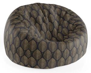 Sablio Sedací vak Cocoon Zlaté listy - 75 x 45 x 35 cm