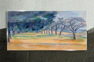 Obraz na skle Obraz na skle Malování stromů příroda