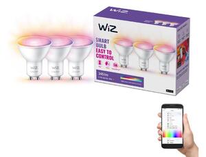 WiZ SADA 3x LED RGBW Stmívatelná žárovka GU10/4,7W/230V 2200-6500K CRI 90 Wi-Fi -WiZ WI0128