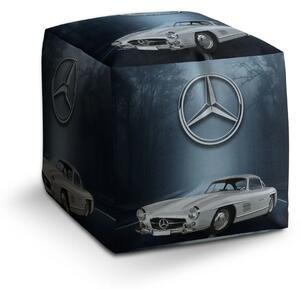 Sablio Taburet Cube Mercedes-Benz 300 SL V lese - 40x40x40 cm