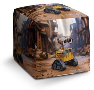 Sablio Taburet Cube Wall-E robot Město - 40x40x40 cm