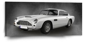 Sablio Obraz Aston Martin Tmavé pozadí - 110x50 cm