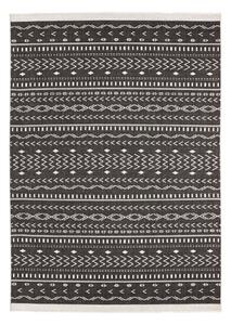 NORTHRUGS - Hanse Home koberce Kusový koberec Twin Supreme 103438 Kuba black creme – na ven i na doma - 120x170 cm