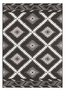 NORTHRUGS - Hanse Home koberce Kusový koberec Twin Supreme 103429 Malibu black creme – na ven i na doma - 120x170 cm