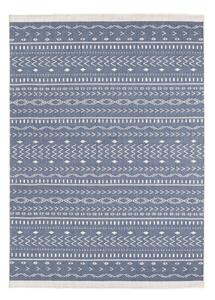 NORTHRUGS - Hanse Home koberce Kusový koberec Twin Supreme 103439 Kuba blue creme – na ven i na doma - 80x350 cm