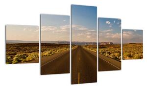 Panorama cesty - obraz (125x70cm)