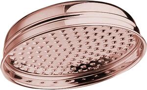 SAPHO ANTEA retro hlavová sprcha, průměr 200mm, růžové zlato SOF2007