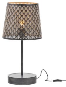 Hoorns Černá kovová stolní lampa Katlyn 56 cm