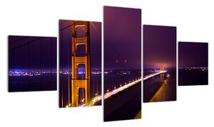 Most přes řeku - obraz (125x70cm)