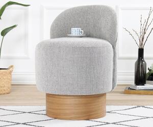 Hanah Home Taburet BARREN šedý