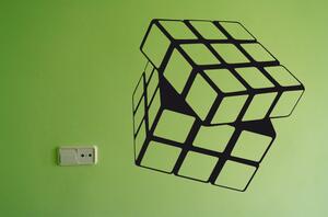 Rubikova kostka - samolepka na zeď