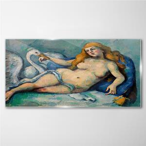Obraz na skle Obraz na skle Leda a Swan Paul Cézanne