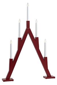 MAR 703836 Bjurfors červený vánoční svícen 77 cm - Markslöjd