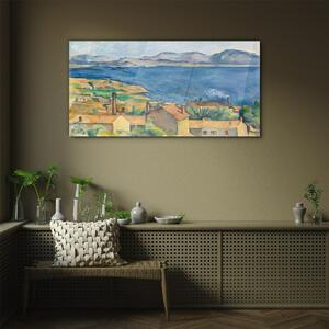 Obraz na skle Obraz na skle Záliv Marseille Cézanne