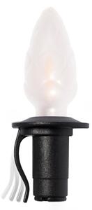 Rozšiřovací LED venk. girlanda CONE FILAMENT 20xE10 14m barevná/teplá bílá IP44