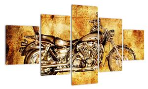Obraz motorky (125x70cm)