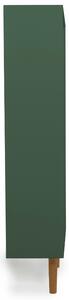 Zelený lakovaný botník Tenzo Svea 129 x 58 cm