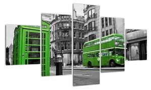Abstraktní obraz - Londýn (125x70cm)
