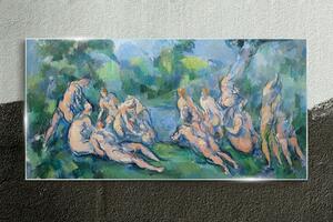 Obraz na skle Obraz na skle Koupání Paul Cézanne