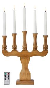 MAR 706315 Rydboholm hnědý adventní svícen na baterie - Markslöjd