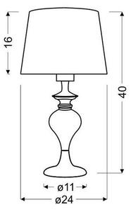 Stolní lampa GILLENIA 1xE27/60W/230V