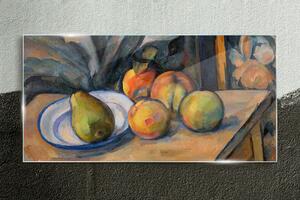 Obraz na skle Obraz na skle Velká hruška Paul Cézanne