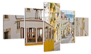 Historická tramvaj, obrazy (125x70cm)