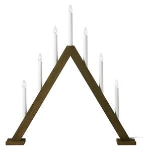 MAR 706227 Ariele adventní svícen tmavá hnědá 54 cm - Markslöjd
