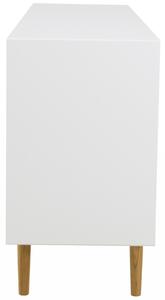 Bílá lakovaná komoda Tenzo Svea 170 x 44 cm
