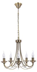 Lustr na řetězu MUZA 5xE14/40W/230V