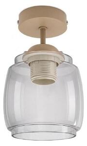 BRILAGI - LED Přisazený lustr R GLASS 1xE27/60W/230V pr. 26 cm béžová/kouř šedá