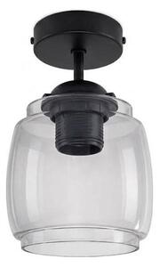 BRILAGI - LED Přisazený lustr R GLASS 1xE27/60W/230V pr. 26 cm černá/kouř šedá