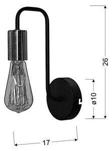 Nástěnné svítidlo HERPE 1xE27/60W/230V