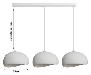 BRILAGI - Lustr na lanku WABI SABI 3xE27/60W/230V bílá