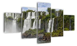 Panorama vodopádů - obrazy (125x70cm)