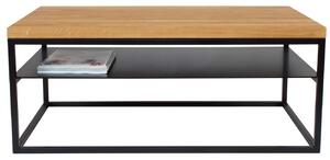Take Me Home Dubový konferenční stolek Malmo 100 x 60 cm s černou podnoží