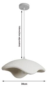 BRILAGI - Lustr na lanku WABI SABI 1xE27/60W/230V pr. 40 cm bílá