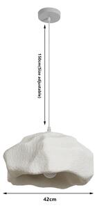 BRILAGI - Lustr na lanku WABI SABI 1xE27/60W/230V pr. 42 cm bílá