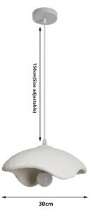 BRILAGI - Lustr na lanku WABI SABI 1xE27/60W/230V pr. 30 cm bílá