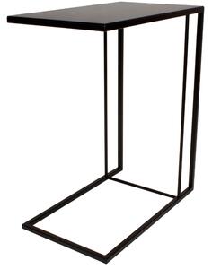 Take Me Home Černý kovový odkládací stolek Felix 50 x 30 cm