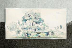 Obraz na skle Obraz na skle Malování stromu přírody