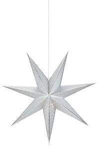 MAR 705788 Glitter stříbrná závěsná hvězda 75 cm - Markslöjd