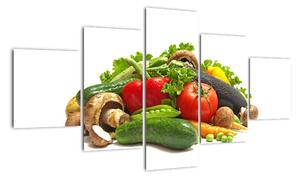 Směs zeleniny, obraz (125x70cm)