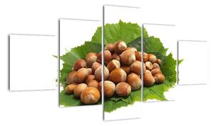 Lískové ořechy, obraz (125x70cm)